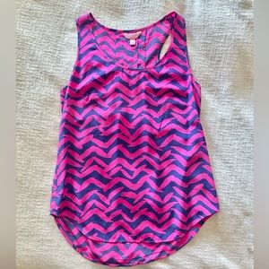 Lilly Pulitzer Silk Tank Top sz S